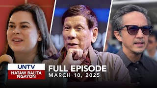 UNTV: Hataw Balita Ngayon | March 10, 2025