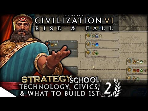 Technology, Civics, & What to Build First Civilization VI: Rise & Fall — Strategy School 2