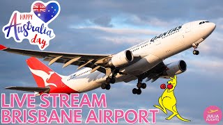 🔴LIVE Plane Spotting On AUSTRALIA DAY @ Brisbane Airport Australia BNE/YBBN ✈️ Plane-Spotting LIVE 🔴