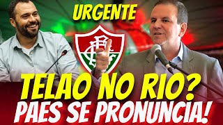 🔴URGENTE! NOTÍCIA ACABA DE SAIR! PREFEITO ANUNCIA! TORCIDA COMEMORA! ÚLTIMAS NOTÍCIAS DO FLUMINENSE