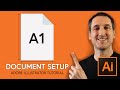 How to set up an A1 document in Adobe Illustrator