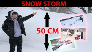 Winter Snow Storm in Quebec طوفان برفی ا | THE BROZ TV