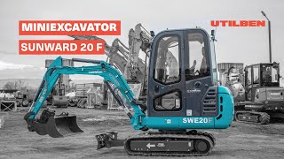 Partenerul ideal pentru lucrari in spatii inguste: Miniexcavator Sunward SWE 20 F - sub.