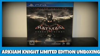 BATMAN Arkham Knight Limited Edition PS4 Game Opening
