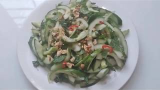 Cách làm nộm dưa chuột giòn ngon không ra nước