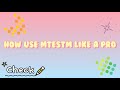 How to create an exam with MtestM (like a pro)