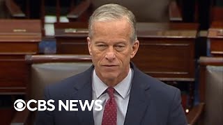 Watch John Thune Speaks During Rare Saturday Session On Government
