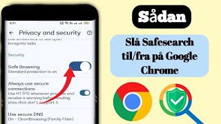 Sådan aktiverer du sikker søgning på Google Chrome|  Slå Sikker søgning fra i Google Chrome