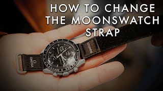 How To Change the Strap On The Omega X Swatch Mission to the Moon MoonSwatch