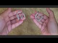 BRAIN TEASER in 30 seconds :MW/DOUBLE M Shape: METAL PUZZLE TWISTER 02