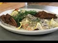 Andrew Zimmern Cooks: Broiled Salmon with Blue Cheese