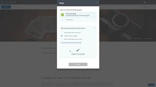 Creating a web share in PebblePad