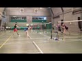 North West Badminton Mixed Doubles Semi Final June 2024 CHOI / NG vs VICKERS / ANDREWS