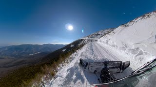 Snowcat Climbing Mt Washington  Auto Road to the Mount Washington Observatory