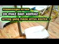 PERBANDINGAN BAND 20MHZ DAN 40MHZ DAN CARA SETTING NYA DI DALAM ROUTER WIFI INDOOR DAN OUTDOOR