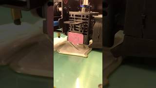 The third layer of 3D printing of a sheet-shaped part #3d #3dprinting #layer #shaped #part #texno