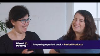 Preparing a first period pack for children with intellectual disability and autism