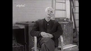 Gerhard Marcks - Ein Selbstportrait (deutscher Bildhauer, Bauhaus-Lehrer)