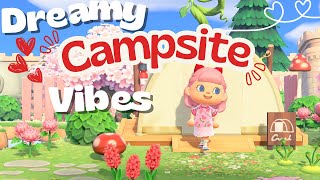 Whimsical Campsite Build On The Beach ❤️ | Valentines Love Core Island | ACNH