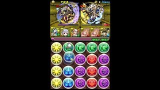 パズドラ【トト＆ソティス降臨！星知神　絶地獄級】【5×4マス】光回復PT ノーコン