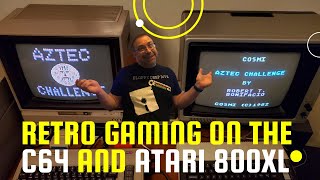 C64 vs. Atari 800XL - Aztec Challenge