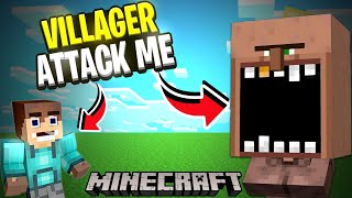 Minecraft but there are Custom Villagers || Villagers Attacking Me || Minecraft gameplay Tamil