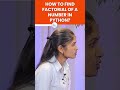 How To Find Factorial Of A Number In Python? | Complete Beginner's Guide |  #thekiranacademy