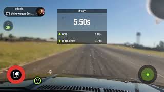 Africa Fastest 1.9tdi - ED Tuning mk1 1.9tdi Midvaal Raceway 11.03s 209km/h