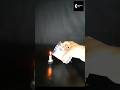 Making carbon dioxide gas with vinegar and baking soda #scienceexperiment #hacks #shorts