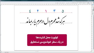 آموزش ترکیب در نستعلیق درس اول