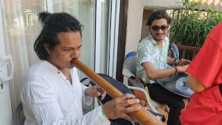 Handpan Fun Jamming with Baba Kutani. @BabaKutani Om Namah Shivaya, 🙏🙏