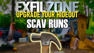 Getting Your Hideout UPGRADES In Contractors ExfilZone!