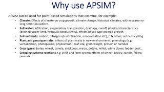 Three-minute overview of APSIM Next Generation