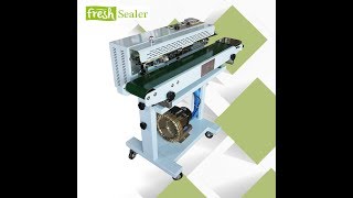 เครื่องซีลสายพานต่อเนื่อง แบบเติมลม จาก Fresh Sealer