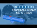 Stripping round and wet room cables | WEICON TOOLS Round Cable Stripper No. 13 Classic