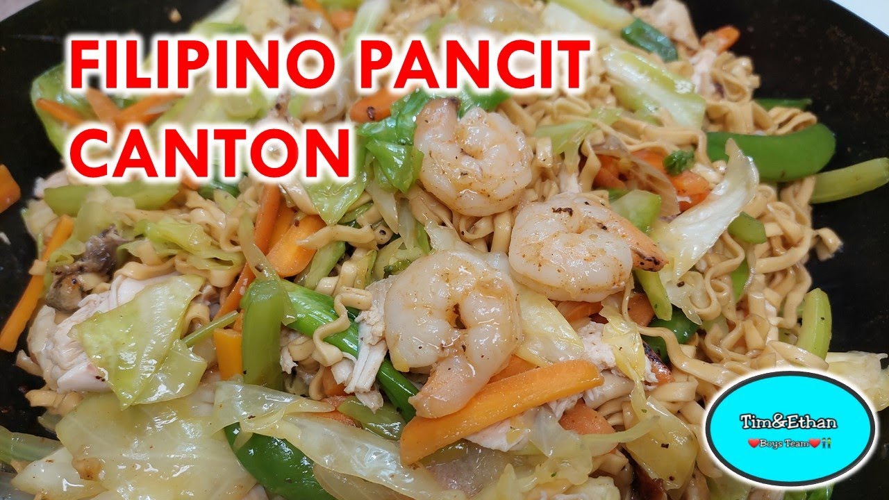 Pancit Canton | Filipino Dish | Home Cooking | Easy Home Cooking ...