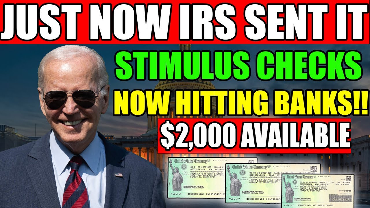 Just Now IRS Sent It! New Wave Of $2,000 Stimulus Checks Hitting Banks ...