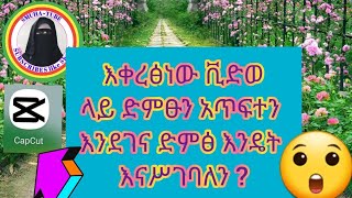 #የቀርፅነውን #ቪድወ #ድምፁን #አጥፍተን እንዴት #ከደገና ድምፅ #ማስገባት እንችላላን 🤗 #Smuha #tube