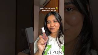 Review of Zudio lipstick 🤮🤎 #youtube #shorts #youtubeshorts #lipstick #zudio #review