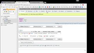 Codeanywhere Tutorials :: Query database