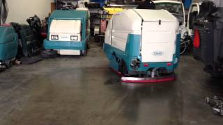 Tennant 7300 Rider Floor Scrubber Demo