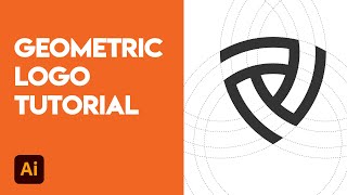 How To Design A GEOMETRIC LOGO in Adobe Illustrator