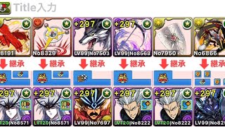 【パズドラ】四次元 ミストバーン2体編成