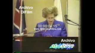 DiFilm - Margaret Thatcher se desmaya en conferencia (1994)