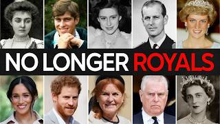 25 British Royals Who Lost Their Titles Long Before Prince Andrew