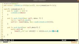 Hands-On Data Structures and Algorithms in Rust: Creating a Linked List | packtpub.com
