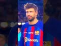 Pique Saying goodbye to FC Barcelona 😔😔#shorts