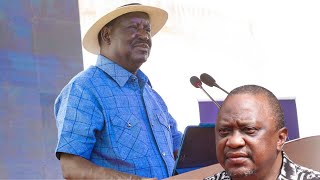 RAILA ODINGA HILARIOUS REMARKS IN KUSUMU AS UHURU KENYATTA SUPPORT GEN Z \u0026 GACHAGUA TO FIGHT RUTO