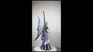 Ebros Fantasy Raven Secrets Gothic Fairy Queen With Antlers Crown Statue 20\