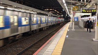 【京成 通過シーン】千住大橋駅で上下線連続通過！